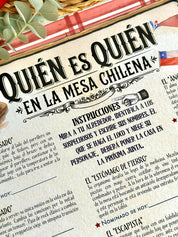 Individual Quien es Quien en la Mesa Chilena