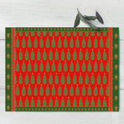 Individuales de papel Navidad Pinos sonrientes