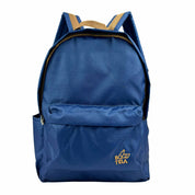 Mochila clásica escolar sustentable azul Botela