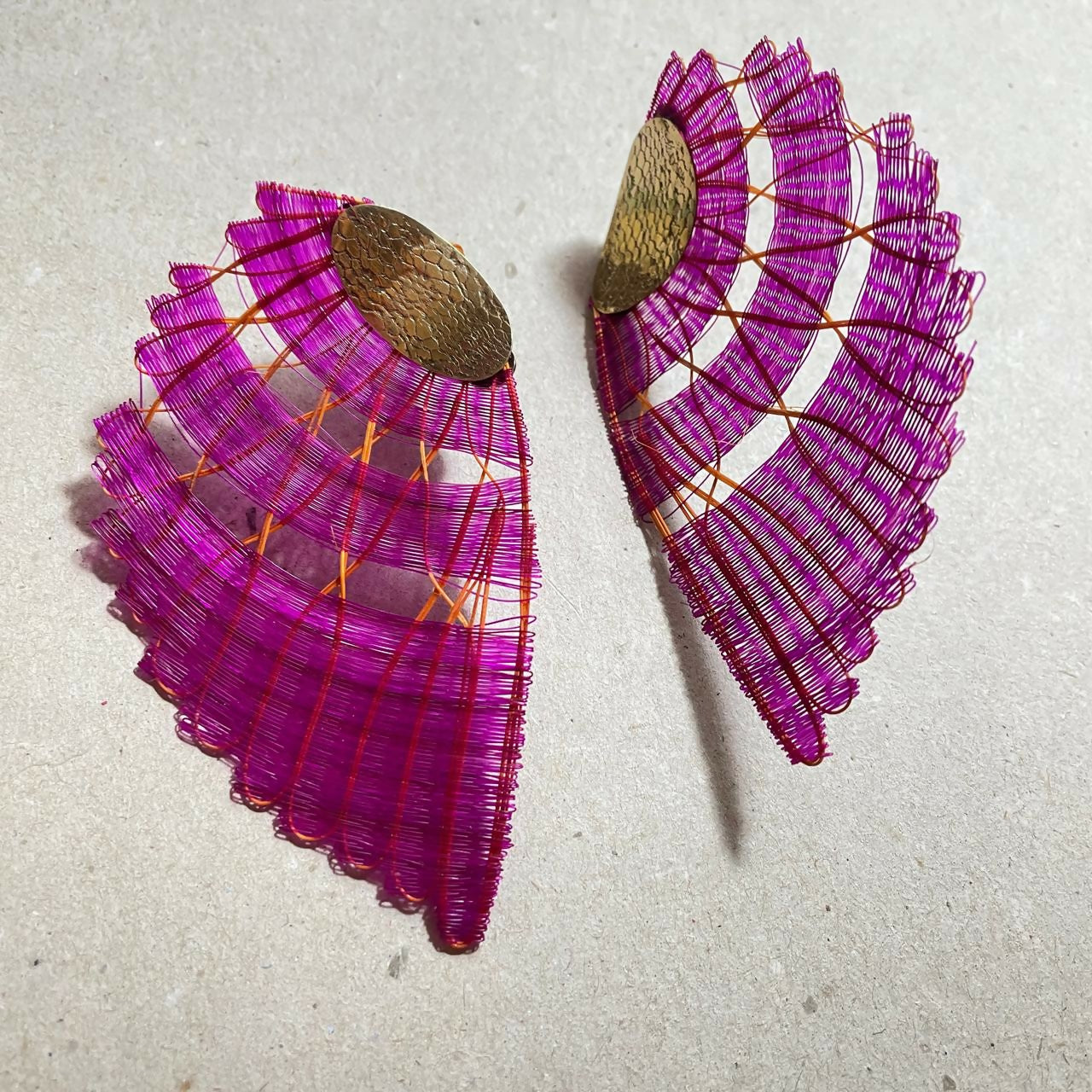 Aro Bronce Angel K Fucsia (L Carrera)