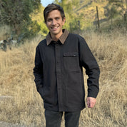 chaqueta canvas negra