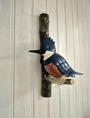 Pájaro tallado Martín Pescador