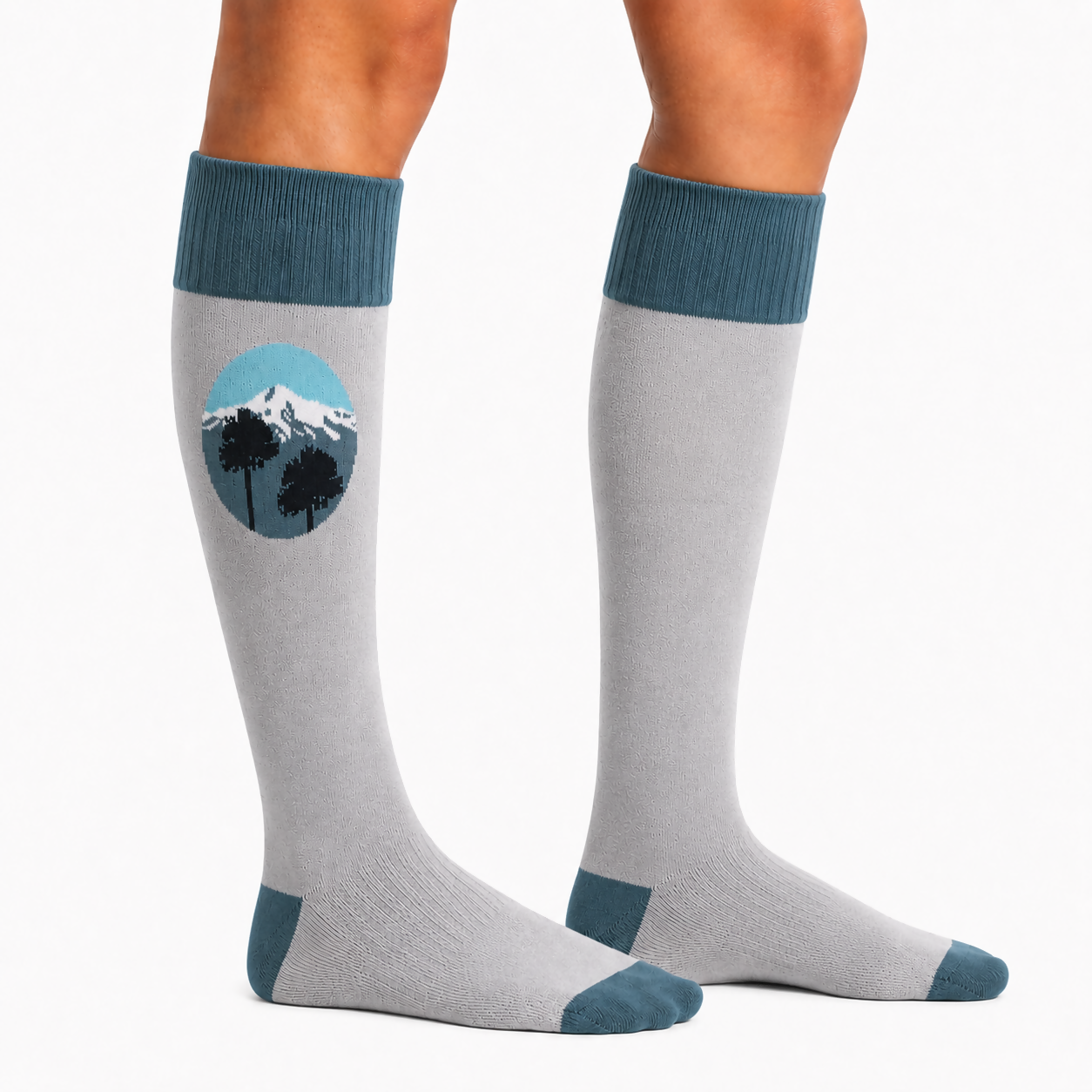 Calcetines con Diseño Volcán Villarrica