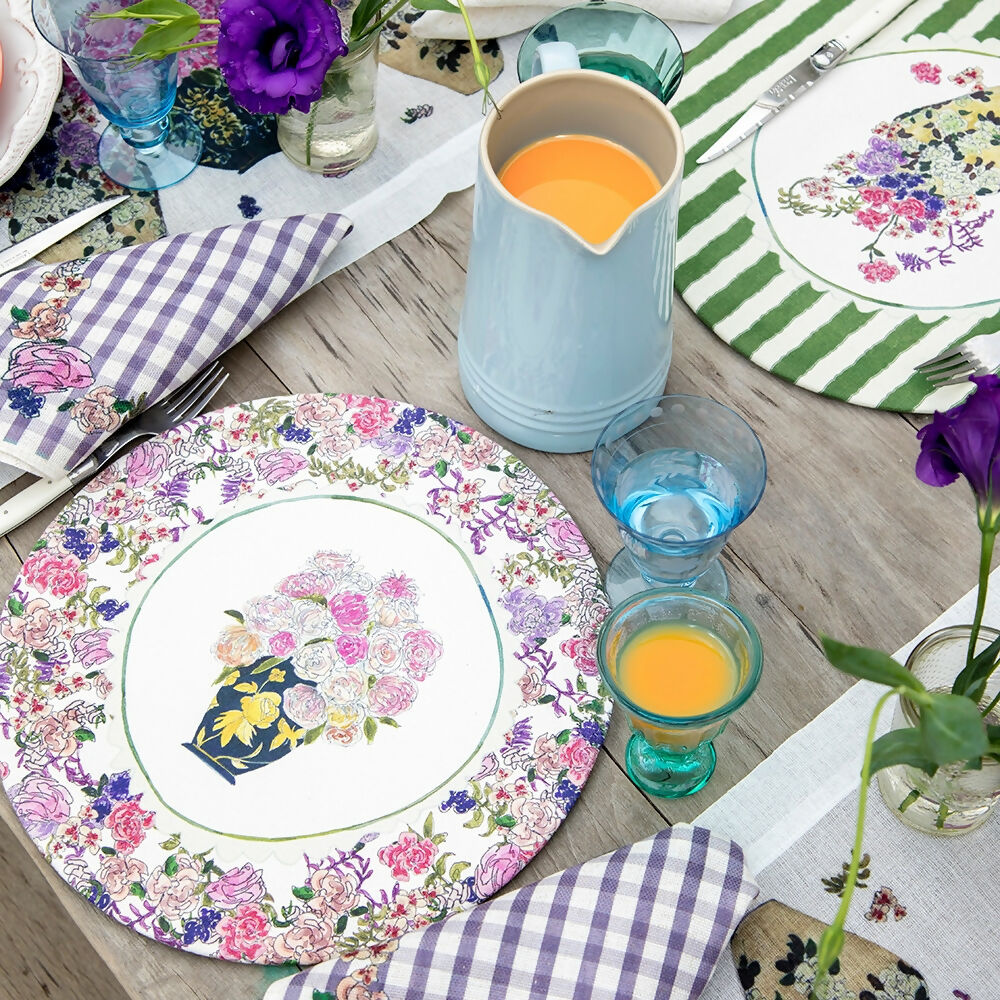 Set 4 Bajoplatos Corona Verde