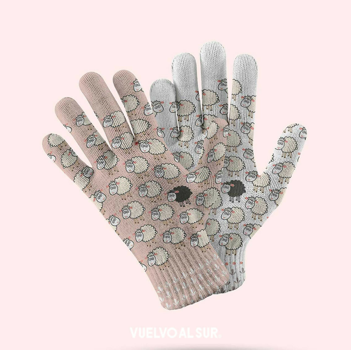 Guantes Ovejita Rosa