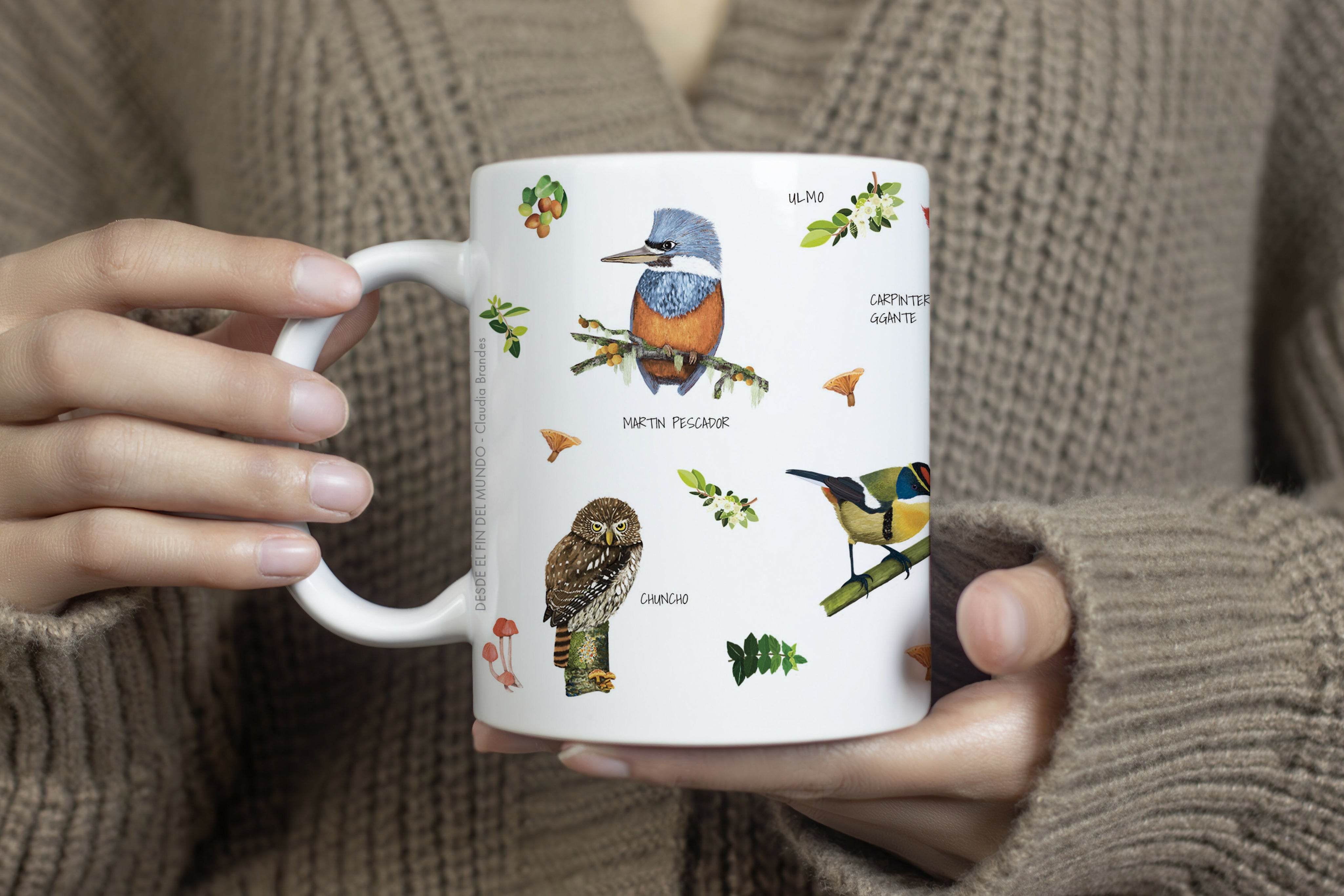 Tazón Pajaritos Chilenos