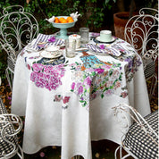 Mantel Peonías - Lino Poliéster