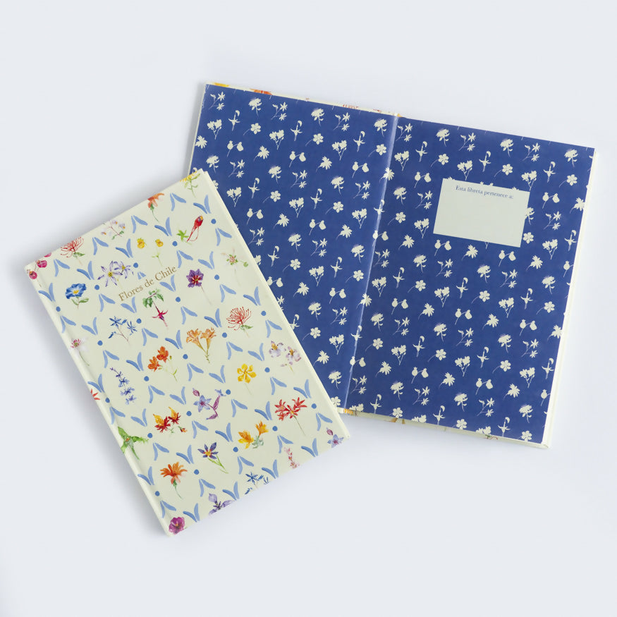 Libreta de nota Flores de Chile