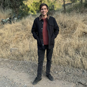 chaqueta canvas negra