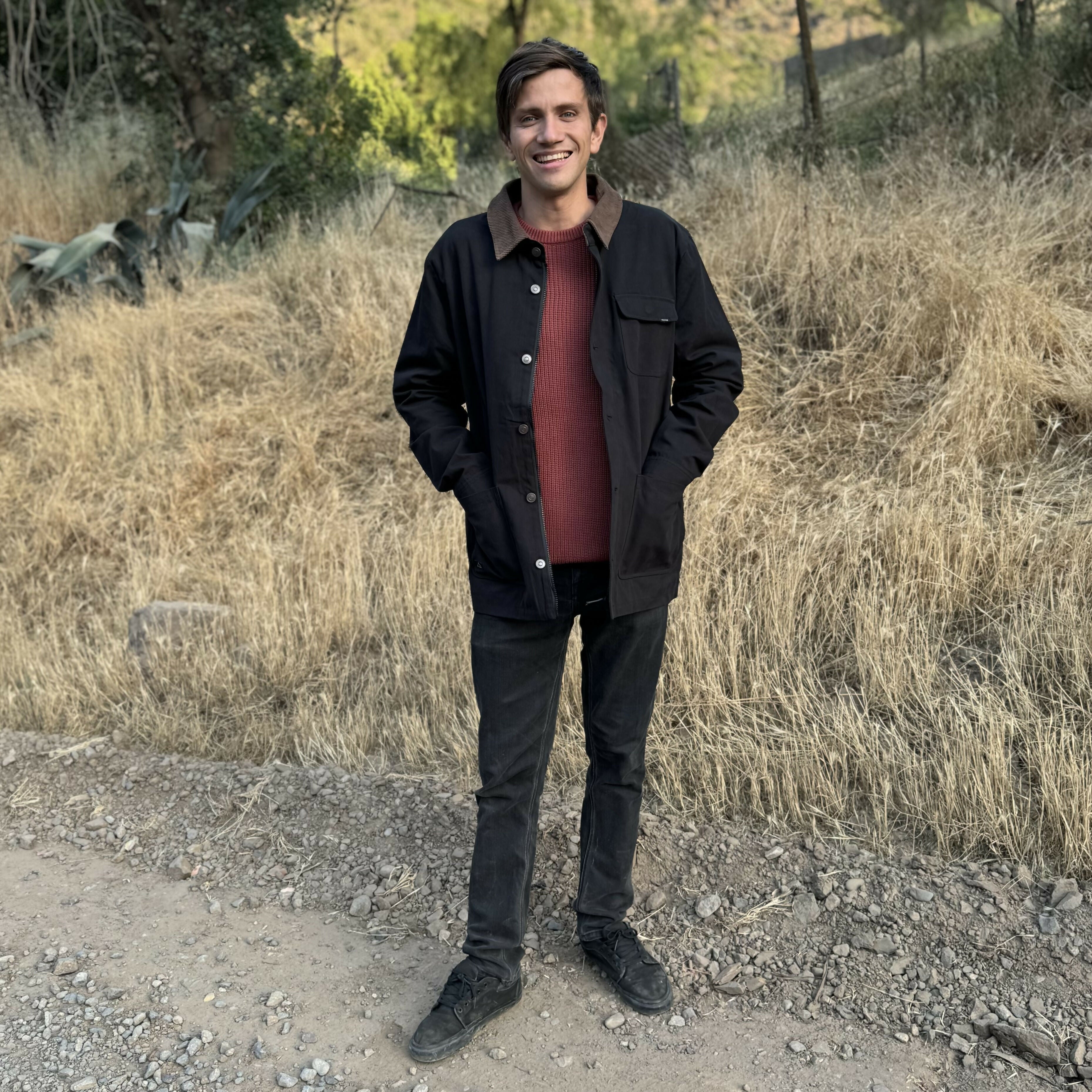 chaqueta canvas negra