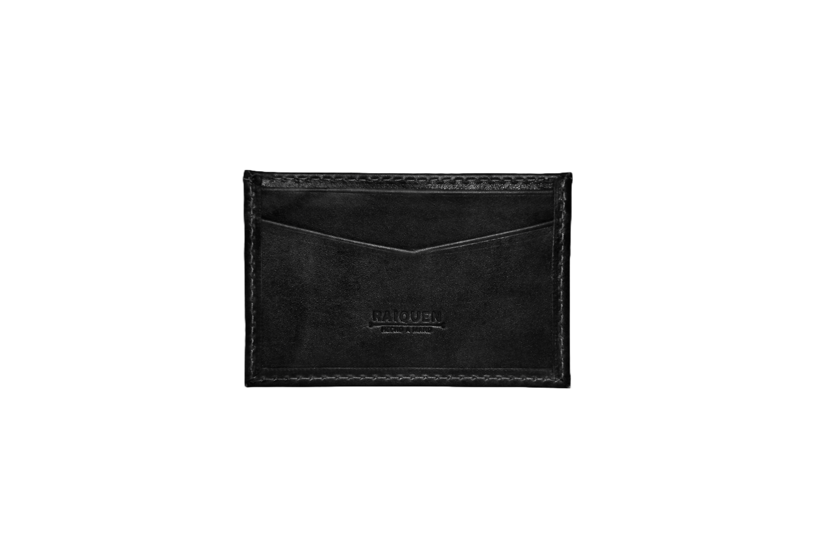 Billetera tarjetero Icalma negro Hecha a mano Raiquen