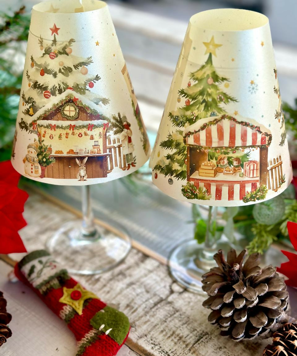 pantalla Feria navideña