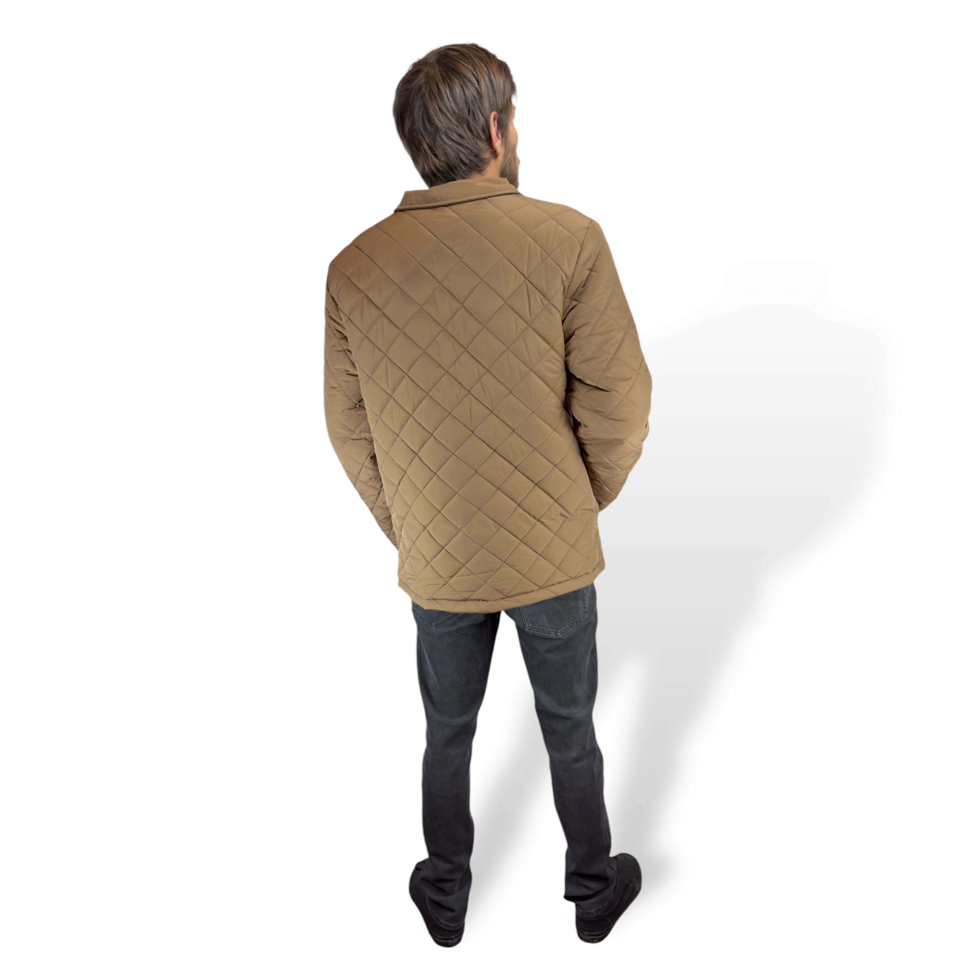 Chaqueta All Weather REVERSIBLE canvas BROWN_6