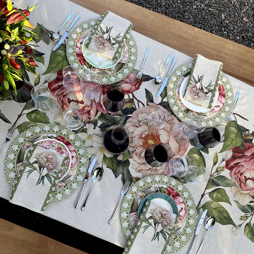 Set 4 Servilletas Camelia