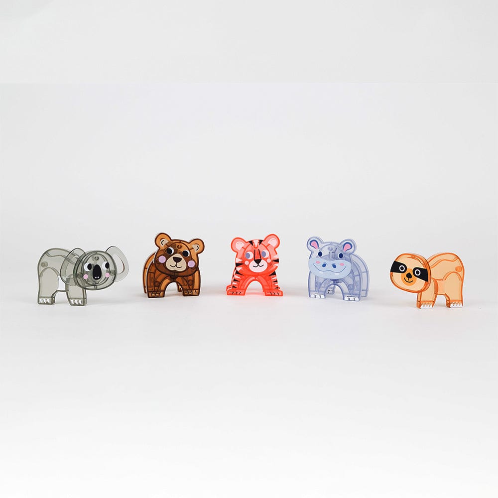 Imanix Juegos plástico e imán IMANIMALS WILD SAVANNAH 5 piezas.