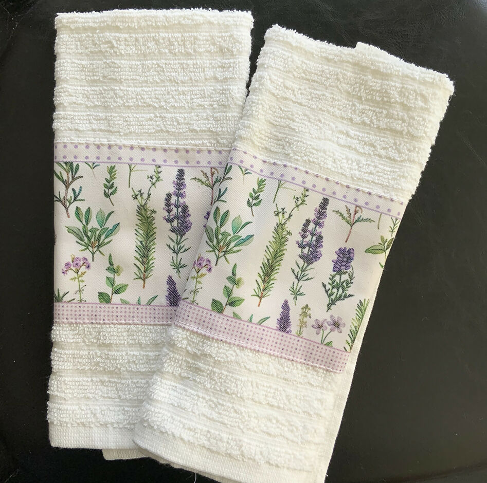 Toalla de Visitas Lavanda