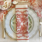 Set 4 Servilletas Toile Rojo