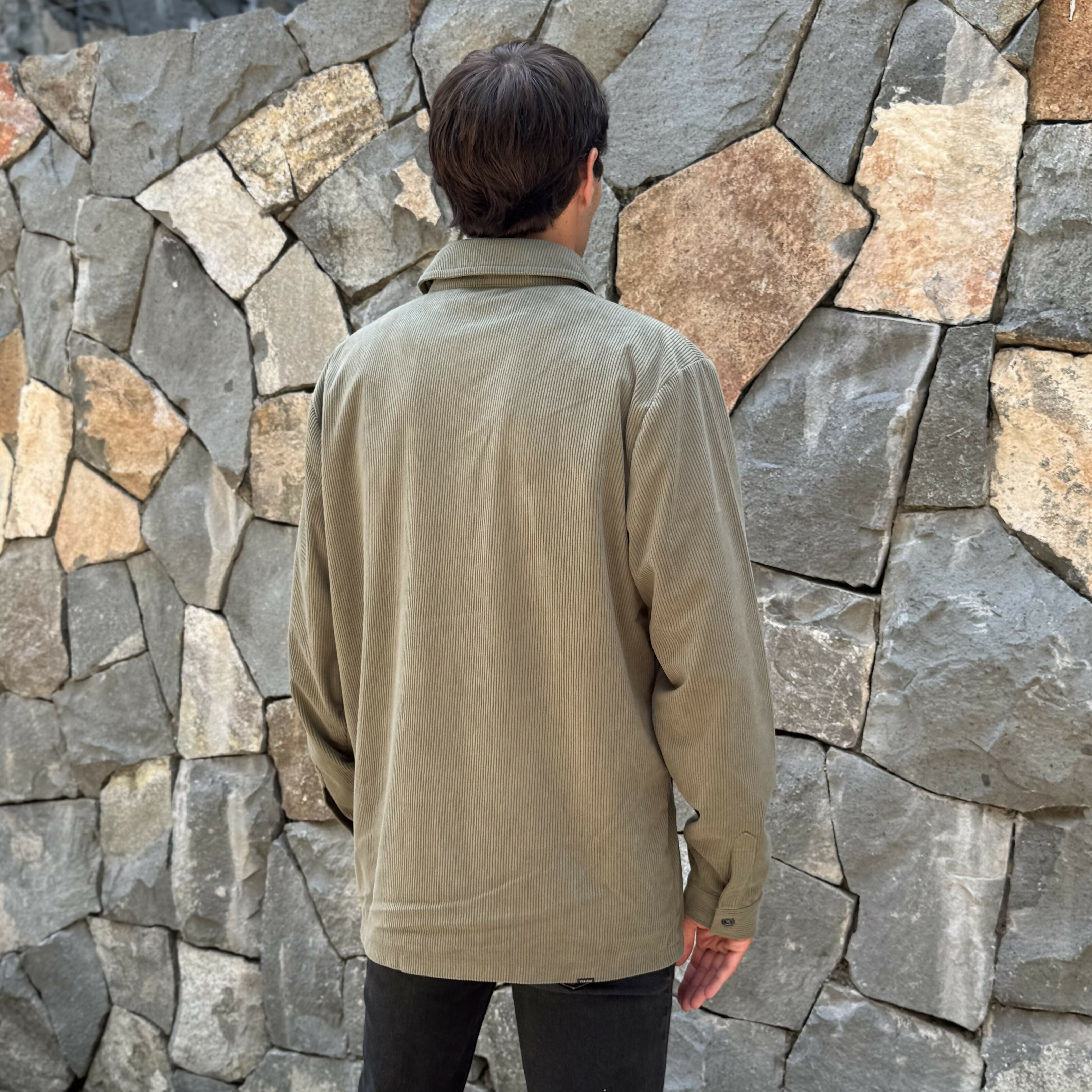 chaqueta cotelé café