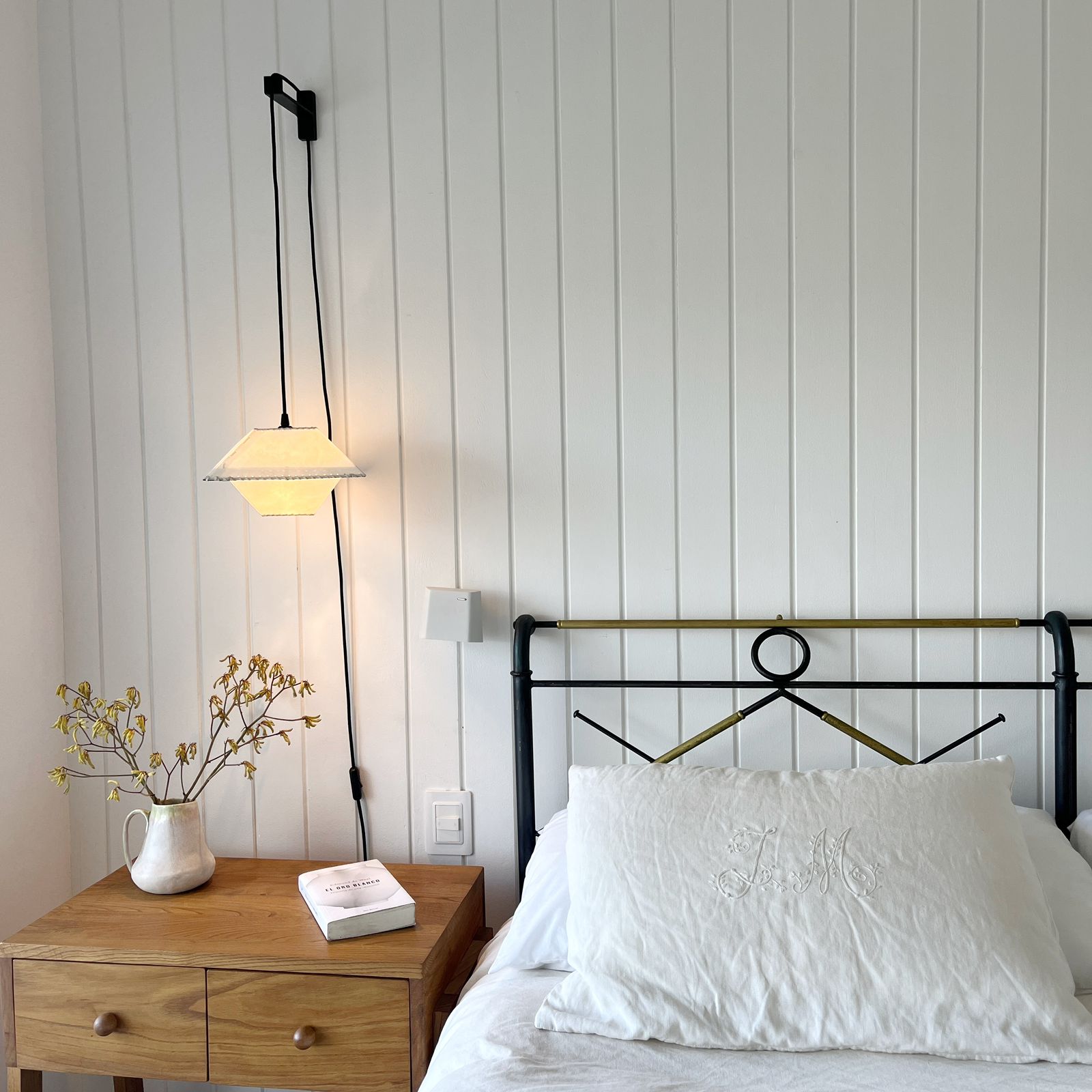 Lámpara Cuadrado Chico Escuadra de Fierro