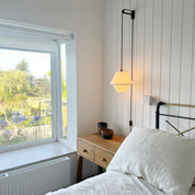 Lámpara Platillo Doble Escuadra de Fierro