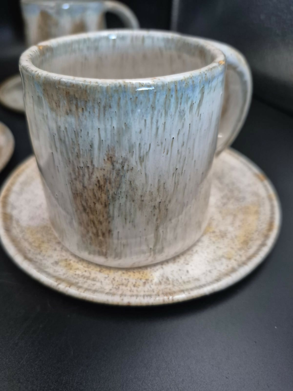 Tazas de café de cerámica gres