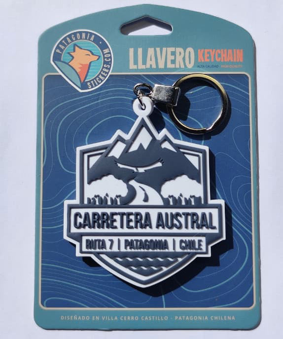 Llavero Carretera Austral - Creado en Chile