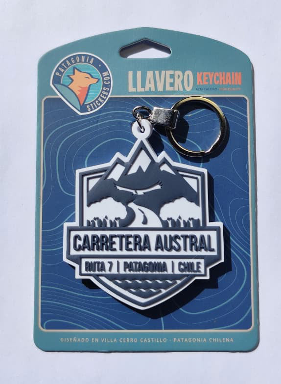 Llavero Carretera Austral - Creado en Chile