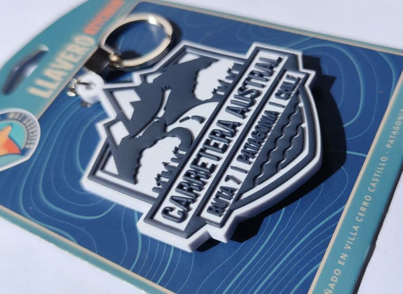 Llavero Carretera Austral - Creado en Chile