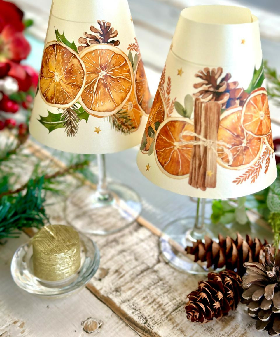 Pantalla naranja canela