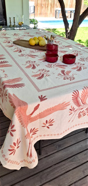 MANTEL FLAMENCOS ROJO ULMMO