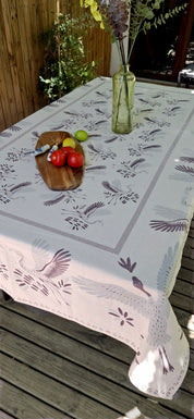 MANTEL FLAMENCOS AZUL ULMMO