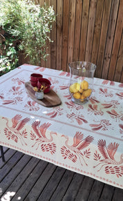 MANTEL FLAMENCOS ROJO ULMMO