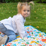 Mantita Gamuza "Flora y Fauna"