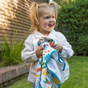 Mantita Gamuza "Flora y Fauna"