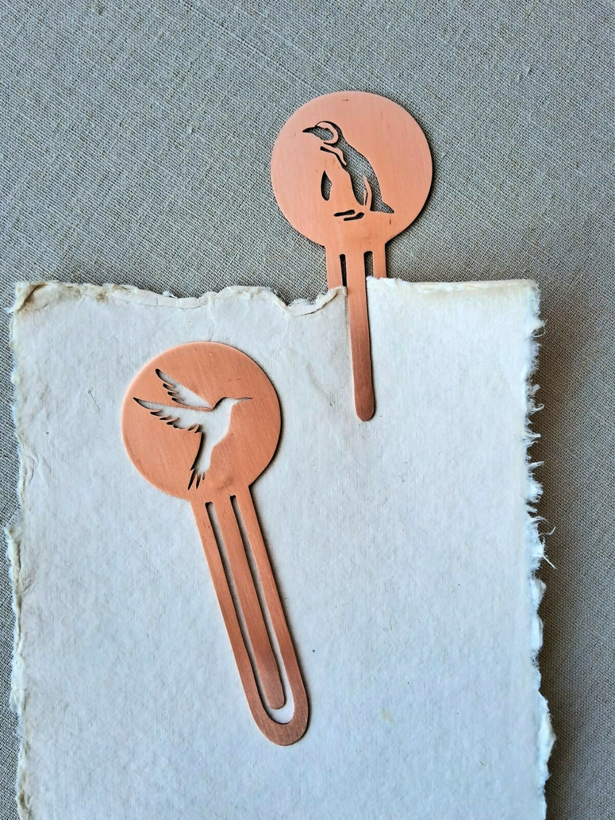 MARCADOR LIBRO COBRE COLIBRI