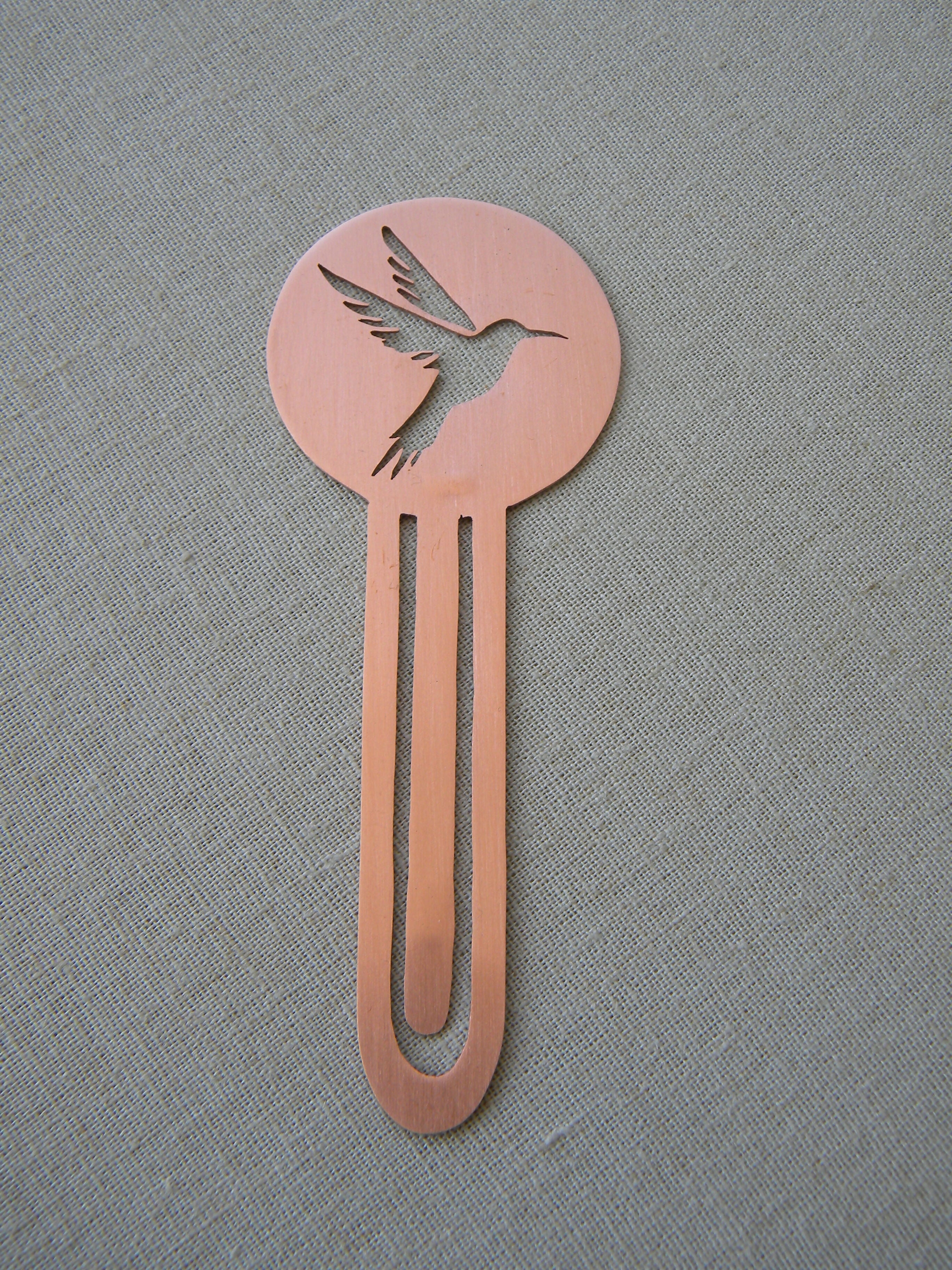 MARCADOR LIBRO COBRE COLIBRI