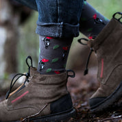 Calcetín Carpintero Gris