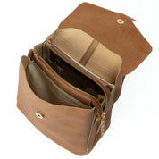 Mochila de cuero modelo ELENA Miel