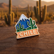 Pin Metálico Souvenir Montañas Chile