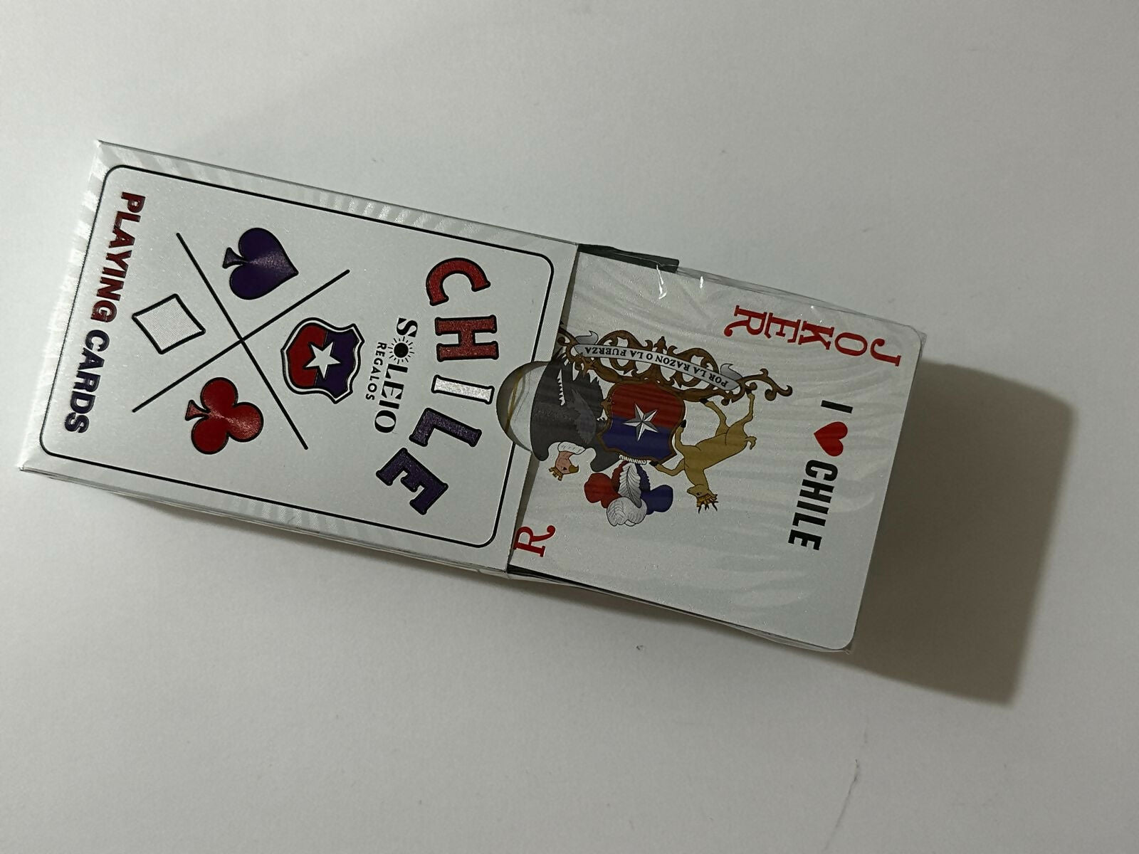 Mazo de Naipes Chile plastificados PET reciclado