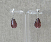 AROS GOTA PLATA COLOR VINO