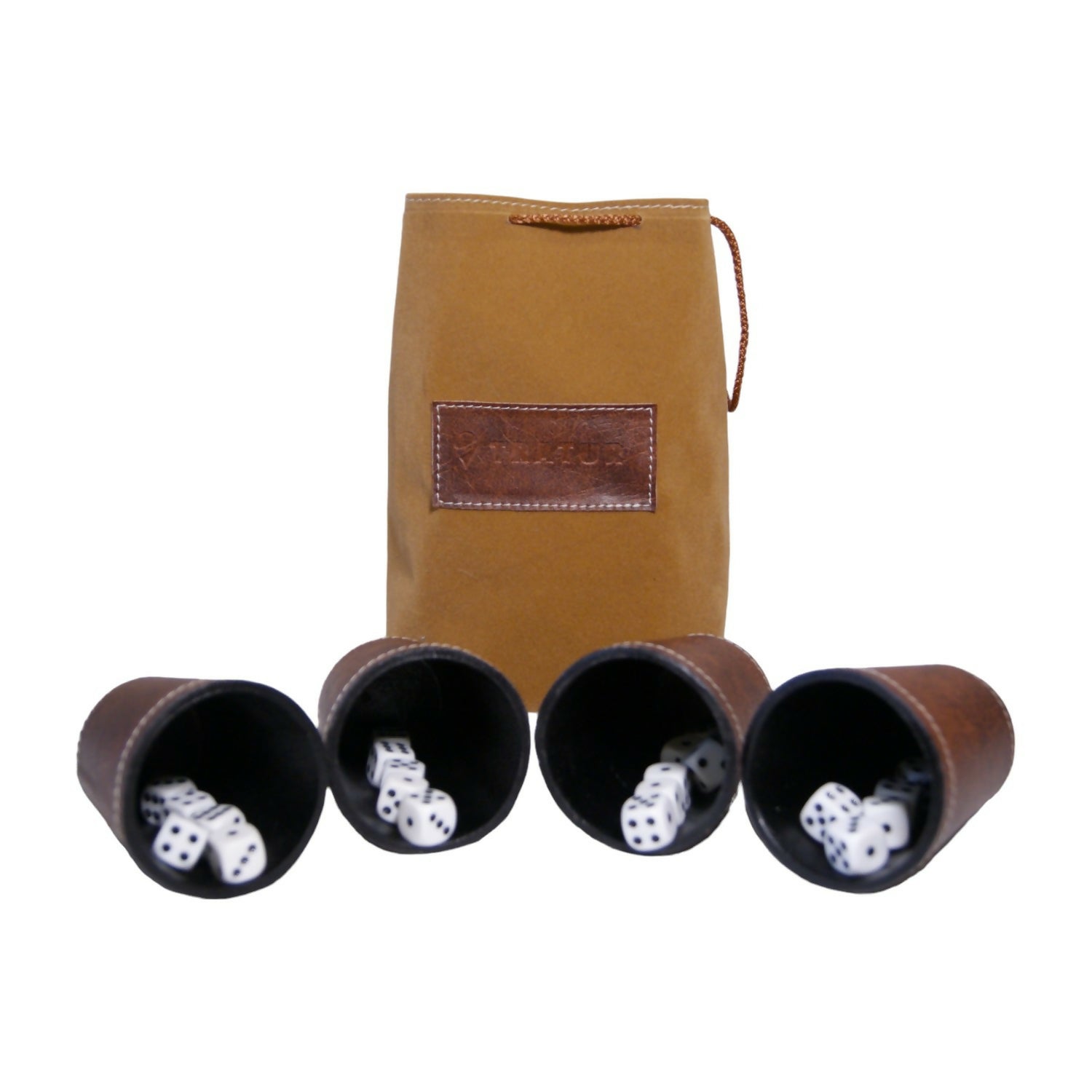 juego de cachos con funda frontal