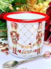 Tazón Enlozado Cascanueces Dorado