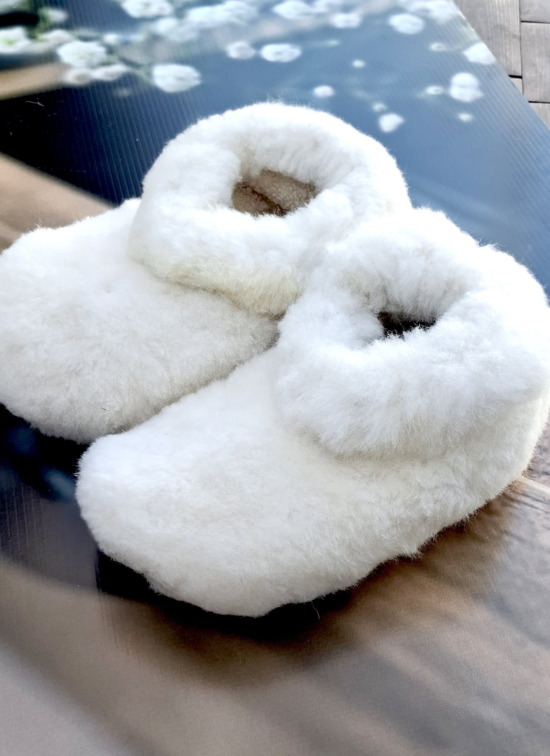 Pantufla piel de oveja