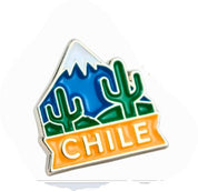 Pin Metálico Souvenir Montañas Chile