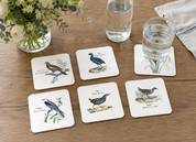Set de 6 Posavasos Cuadrados Aves de Chile - Claudio Gay