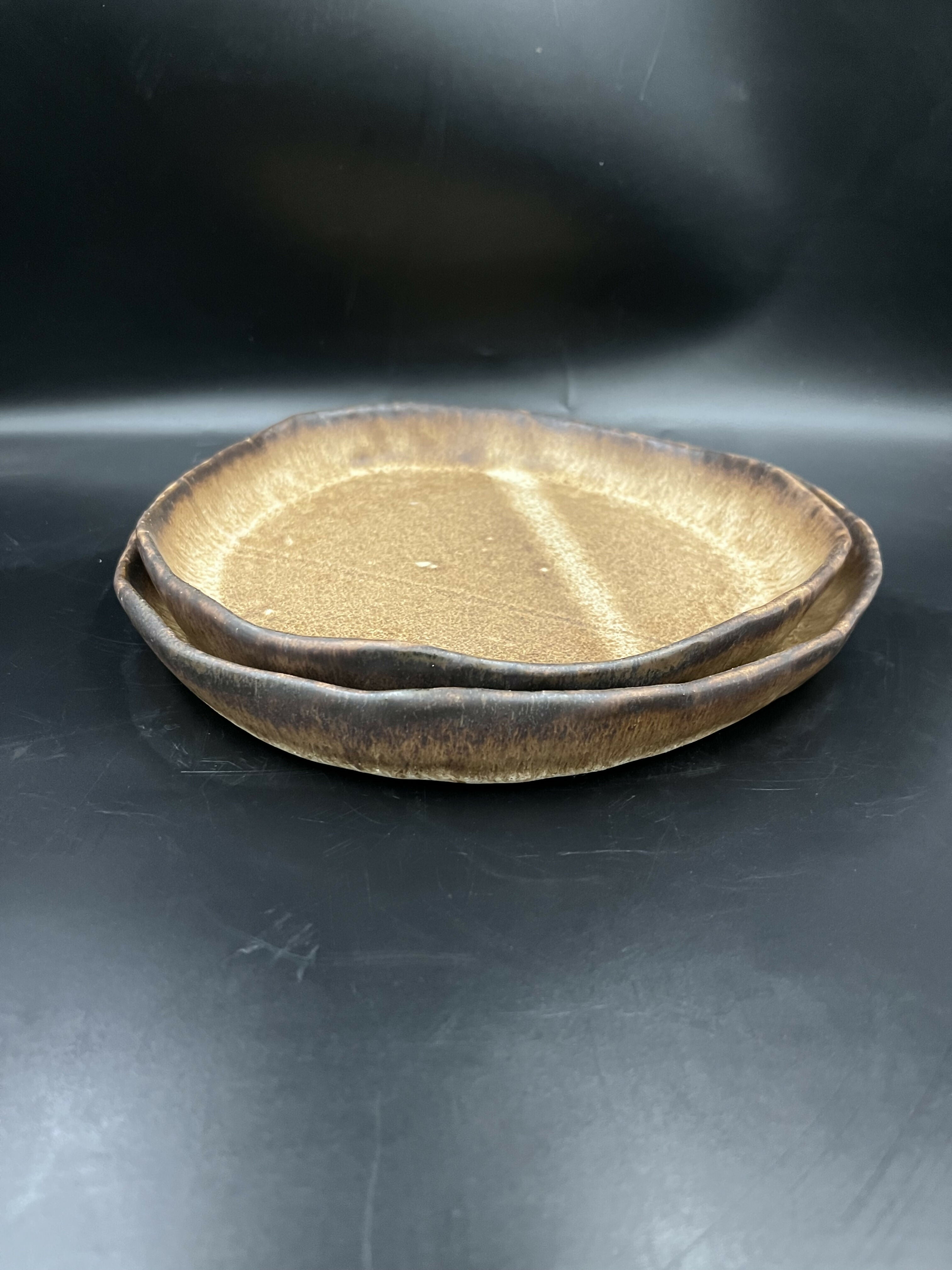 Platos de aperitivo cerámica gres