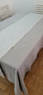 Mantel Tusor liso gris