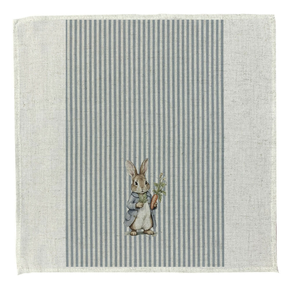 Set 4 Servilletas Light Blue Bunny - Lino Poliester
