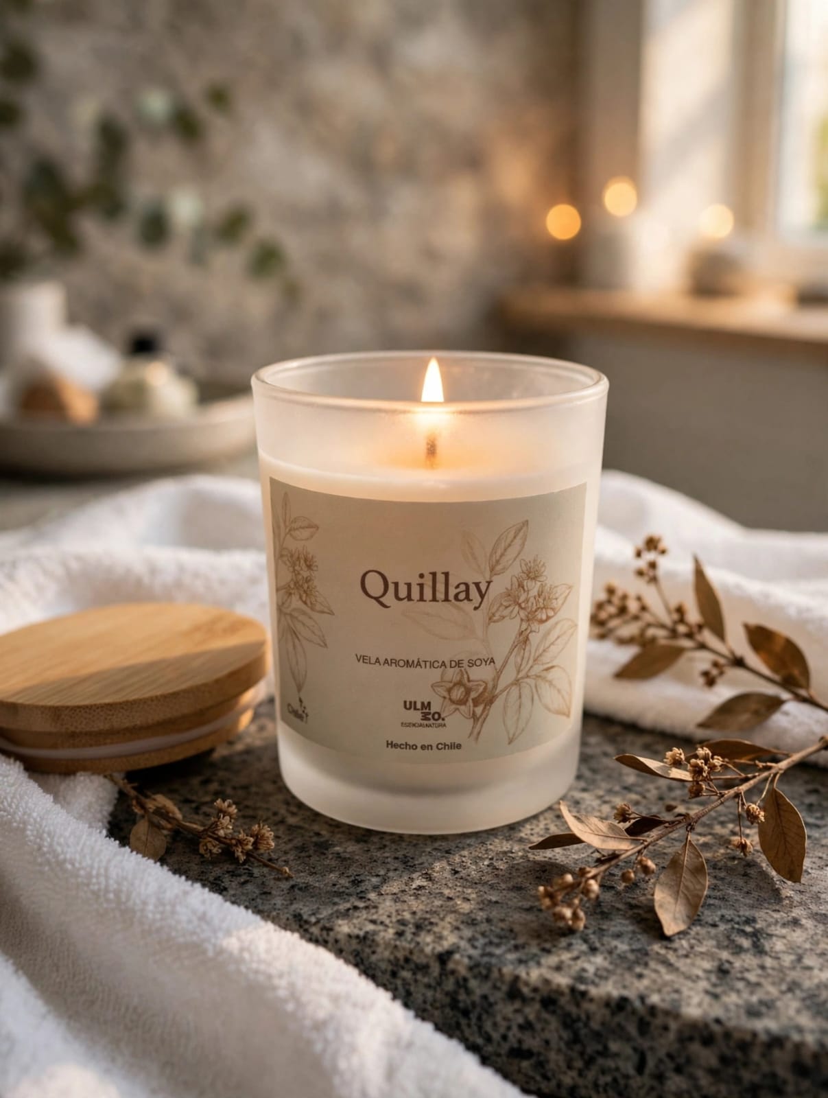 Vela de Soja Corteza de Quillay 200grs